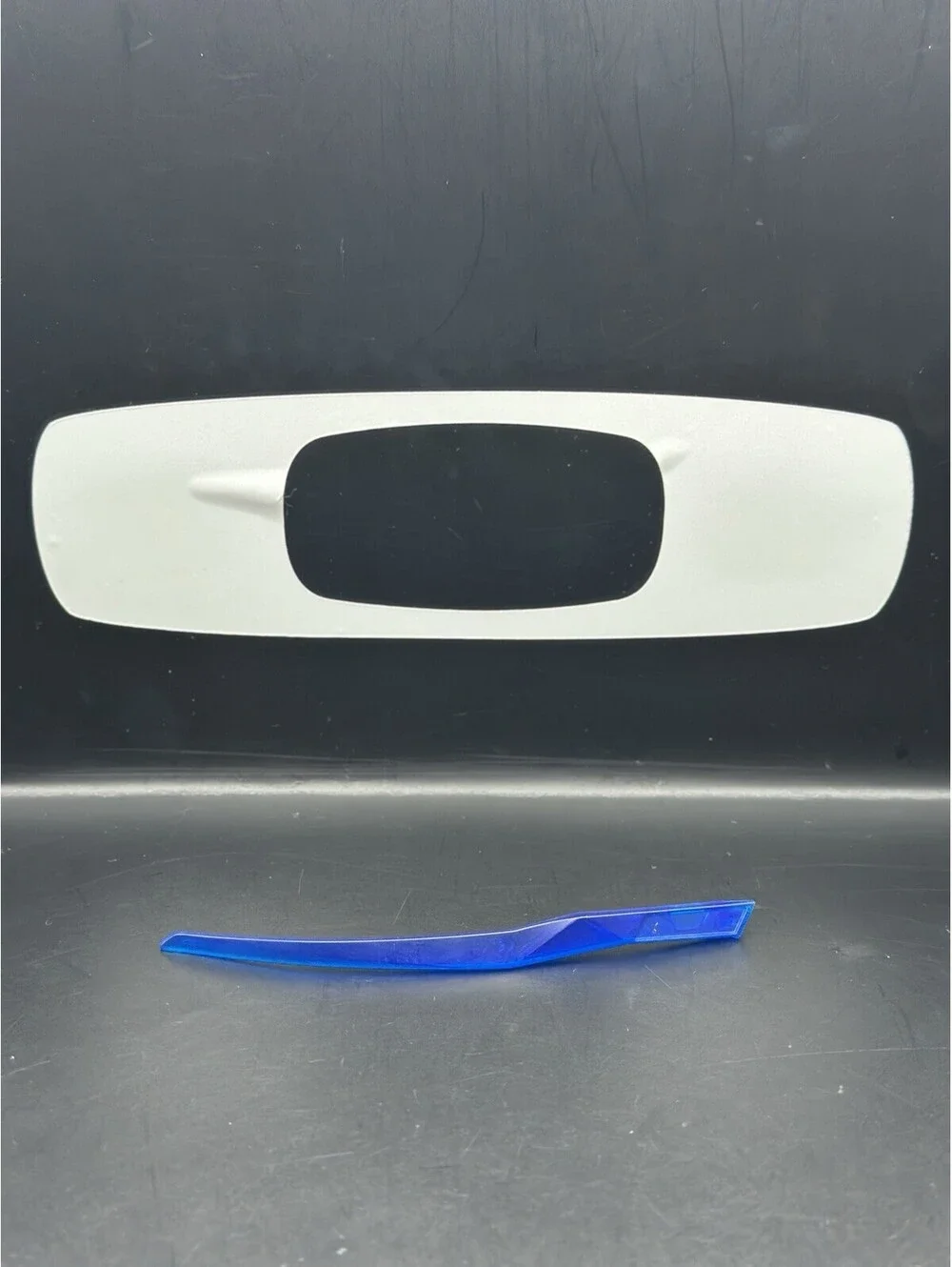 Oakley Sutro Matte Transparent Blue OEM Right Replacement Arm (No Icon)